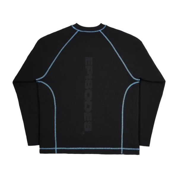 Episode Ep.8 Waffle Long sleeve Black (7)